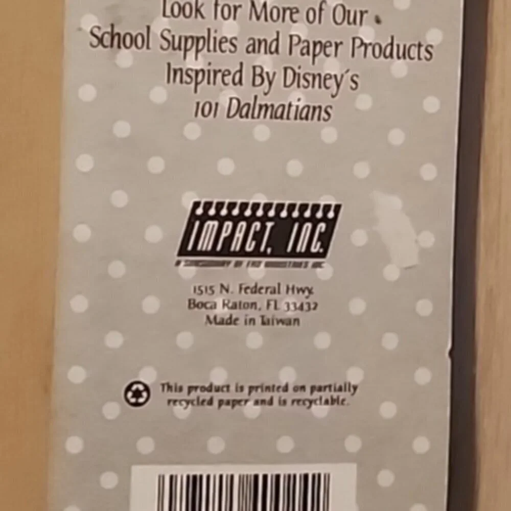 Disney 101 Dalmatians Vintage 90s 3 Pack Pencils - Sealed 40024 Impact Inc.